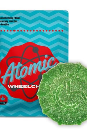 Green Apple Atomic Wheelchair THC Gummy