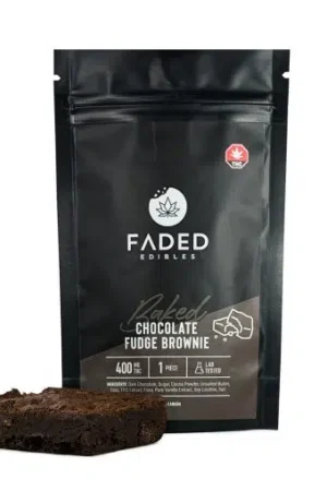 Baked Chocolate THC Fudge Brownie