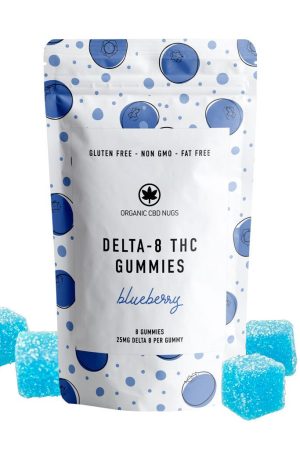 Blueberry Delta-8 THC Gummies