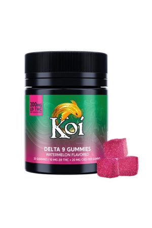 Watermelon Koi Delta 9 + CBD Gummies