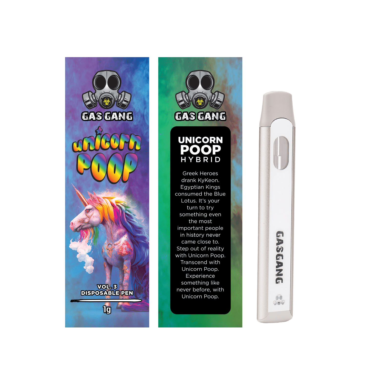 Gas Gang – Unicorn Poop Disposable Pen